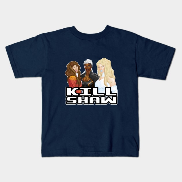 Kill Shaw Kids T-Shirt by carcrashcarlos